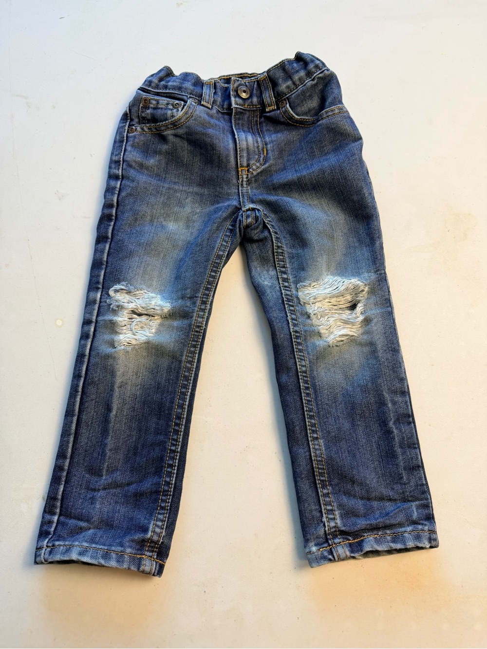 jumping beans Distressed Blue Denim Jeans